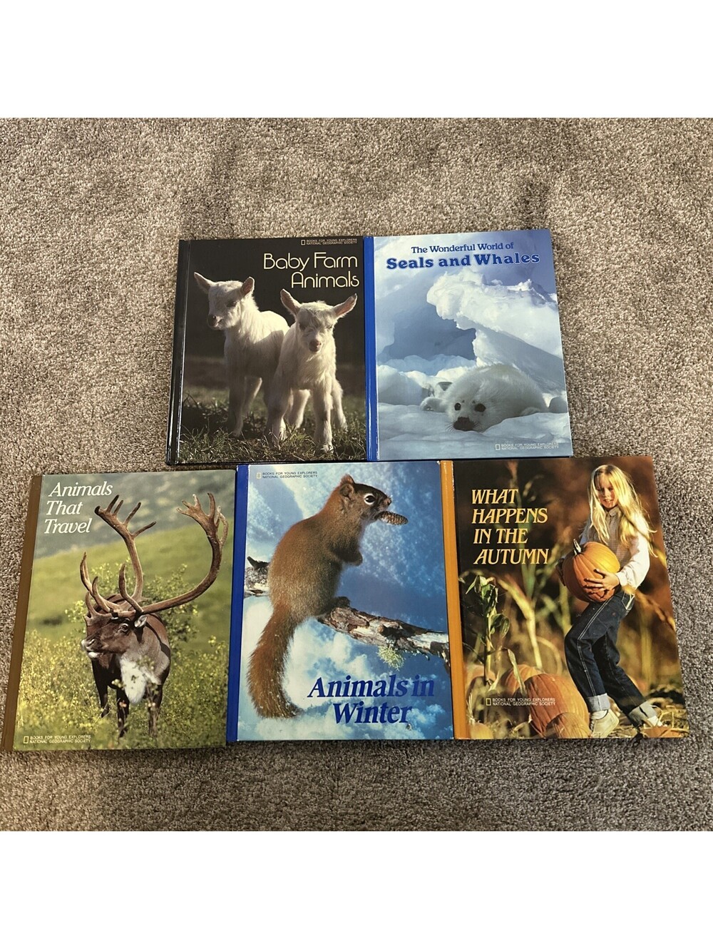 Books For Young Explorers National Geographic Society Kids Animals Lot of 6